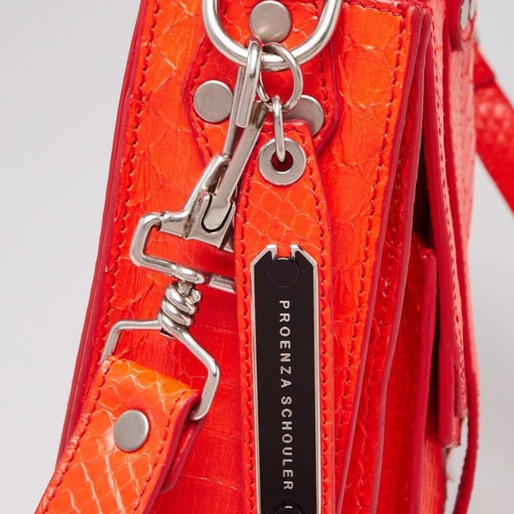 Proenza Schouler Red Python Ps1 Tote Bag - image 5